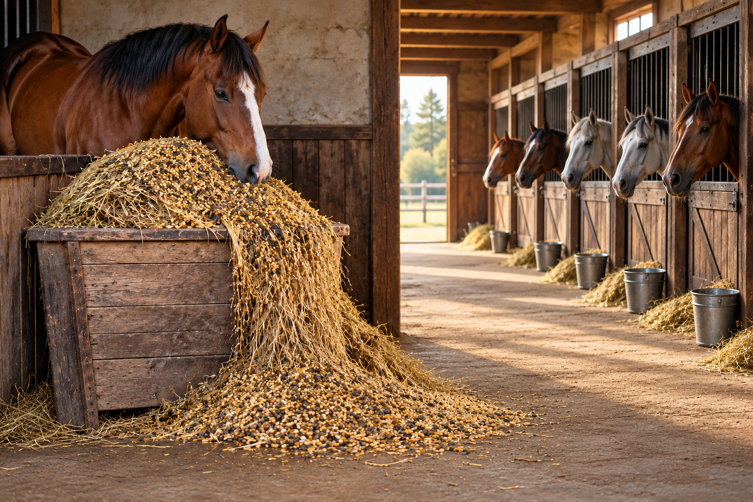 FEEDING ONE HORSE THE FEED MEANT FOR TWENTY