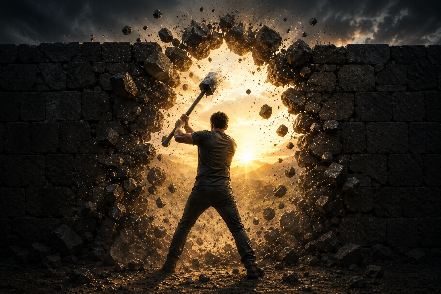 IT IS NOT POSSIBLE TO BECOME STRONG WITHOUT CONFRONTATION